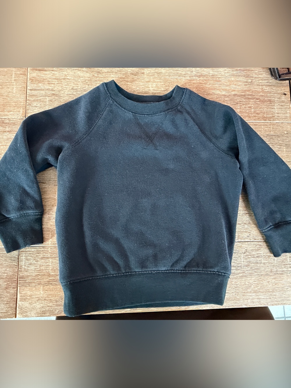 Primary Black Crewneck Sweatshirt for Kids